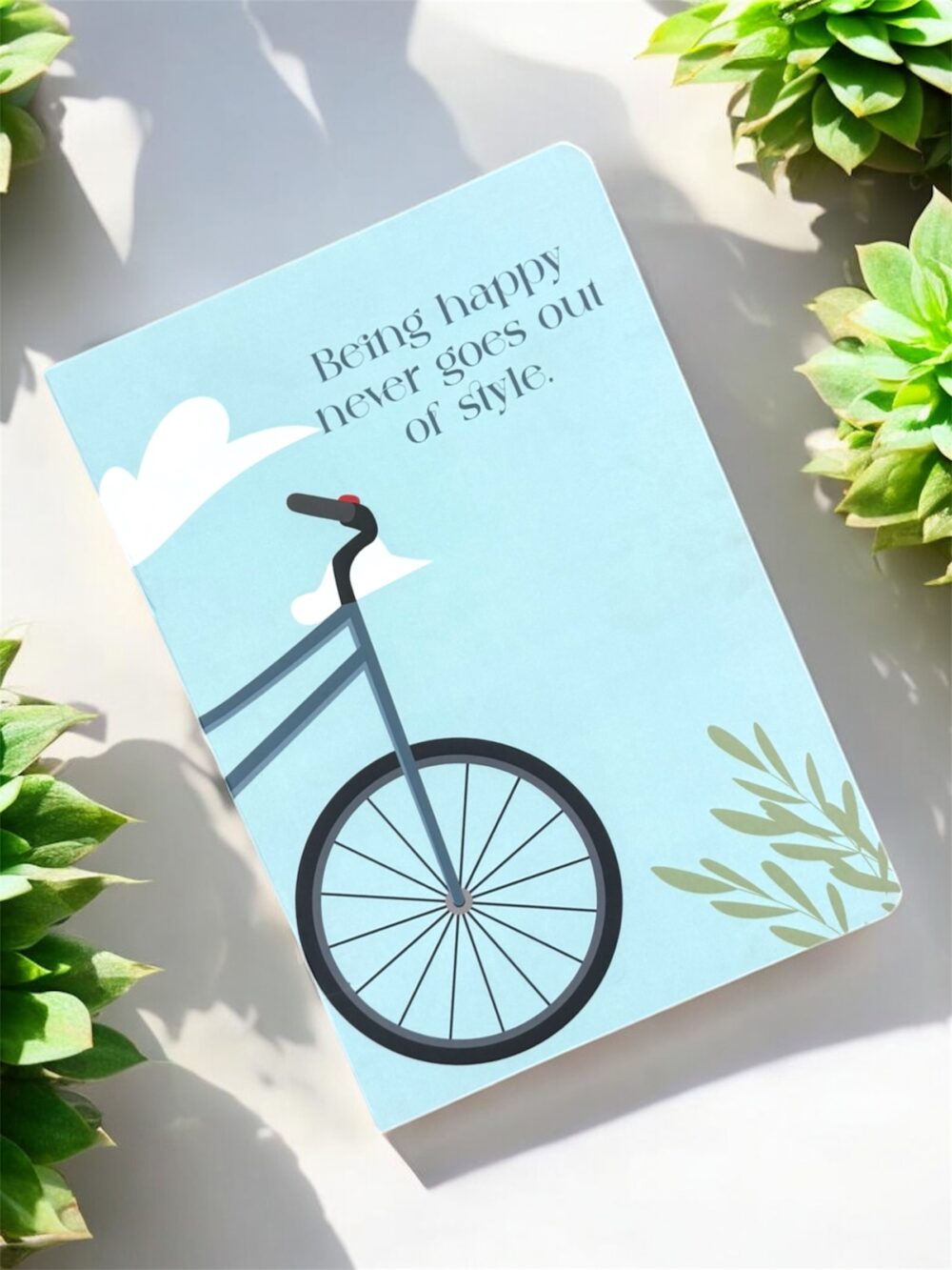 Being Happy – Plain Pages Notebook